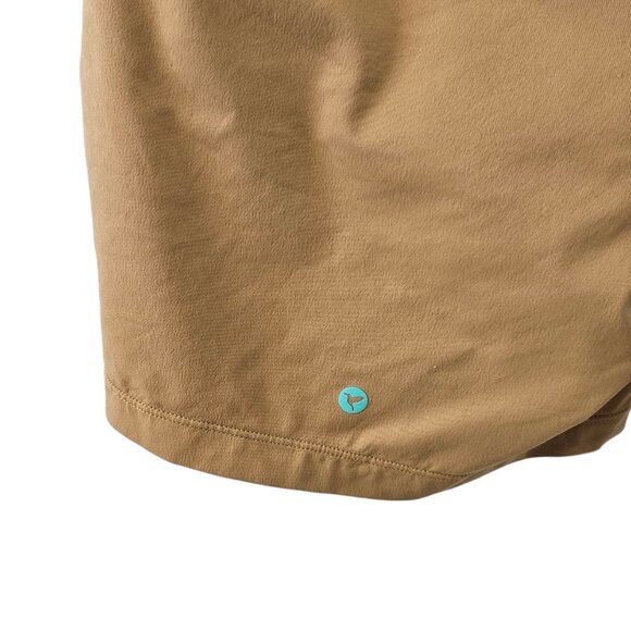 Bird Dogs Mens Teddy Rubskins Brown Lined, Stretch Shorts, Tan, Size L - Picture 5 of 10